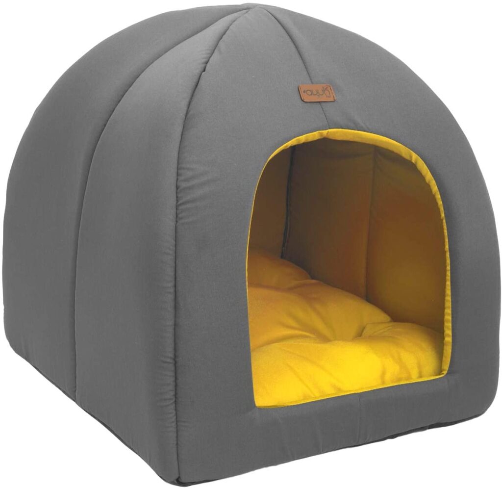 Toca 2x1 Amarelo Avuk Pet Cachorro Casinha Cama Casa | Compara Ofertas