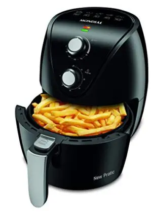 Fritadeira Sem Óleo Mondial, New Pratic - 3,5L, 127V, Preto, 1500W - AF-31