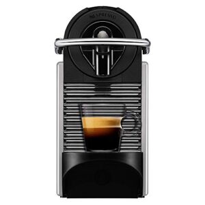 Nespresso Pixie Alumínio Cafeteira 110V, Máquina de café Espresso compacta para casa, cápsula / cápsula elétrica automática (prata)