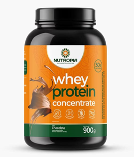 Whey Protein Concentrate 900g Chocolate Nutropia | Compara Ofertas