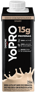 YoPRO Bebida Láctea UHT Coco com Batata-Doce 15g de proteínas 250ml