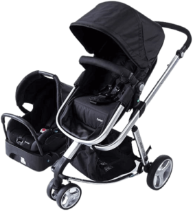 Travel System Mobi - modelo 2022, Safety1st Kit Carrinho com Cadeirinha de Auto Bebê Conforto