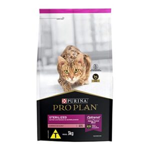 Ração Gatos Castrados Pro Plan Sabor Salmão 3kgs