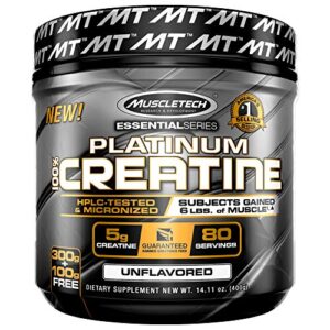 CREATINA PLATINUM MUSCLETECH 400GR