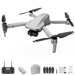 Kf102 Gps dobrável 4K Drone câmera 2 eixos Gimbal profissional anti-vibração fotografia aérea sem escova quadricóptero (branco cinza)