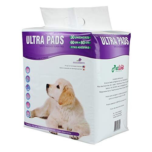 Tapete Higiênico para Cães Ultra Pads Aroma de Lavanda 80cmx60cm 30und